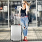 28 inch Premium Suitcase Cover, 1 pcs PVC Luggage Cover Clear Suitcase Cover Reusable Transparent Travel Luggage Protector Dust Cover, 2025 New PVC Luggage Protective Covers