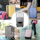 20 inch Trolley Bag Cover for Suitcases, Protective Luggage Cover for Travel, Waterproof Dustproof Zippered Clear PVC Suitcase Protector, Trolley Bag/Suitcase Bag Cover