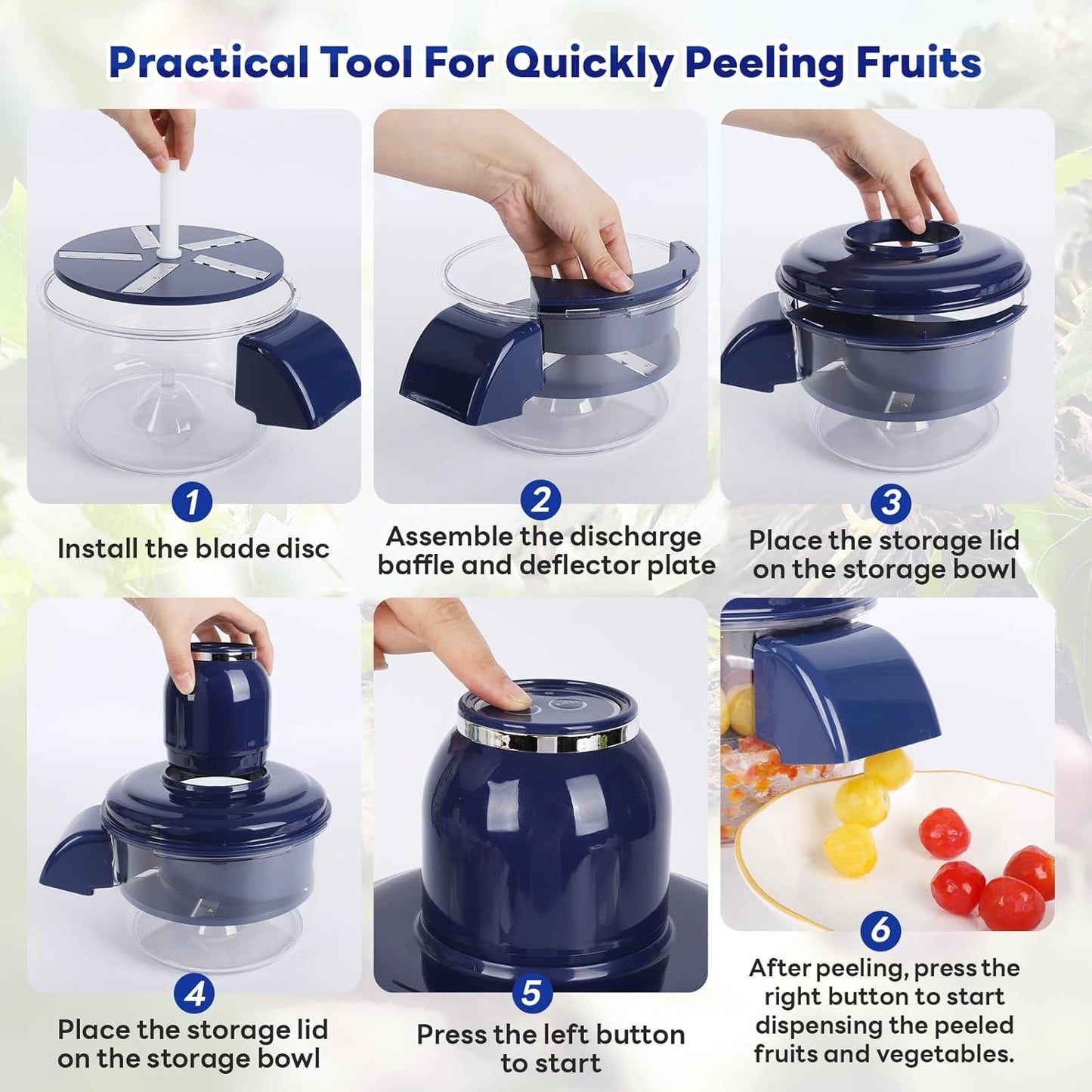 Electric Peeler Machine – Automatic Fruit & Vegetable Peeler for Kitchen
